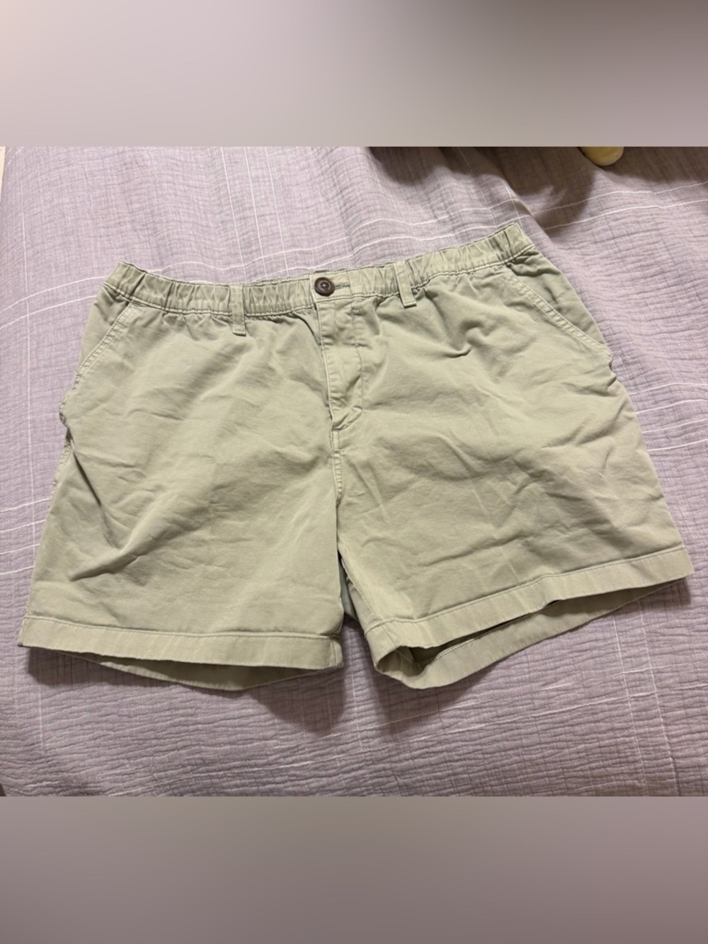 Chubbies Shorts Mens Green Regular Fit Pockets Casual Summer